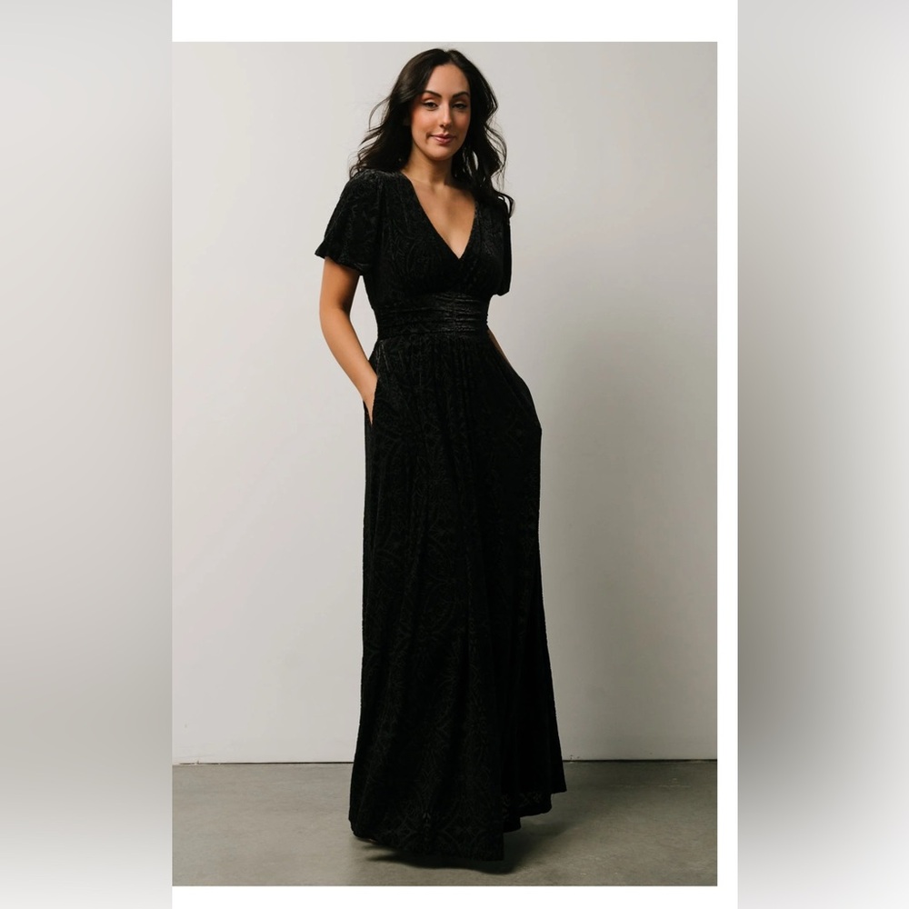 Baltic Born Black Maxi Dress